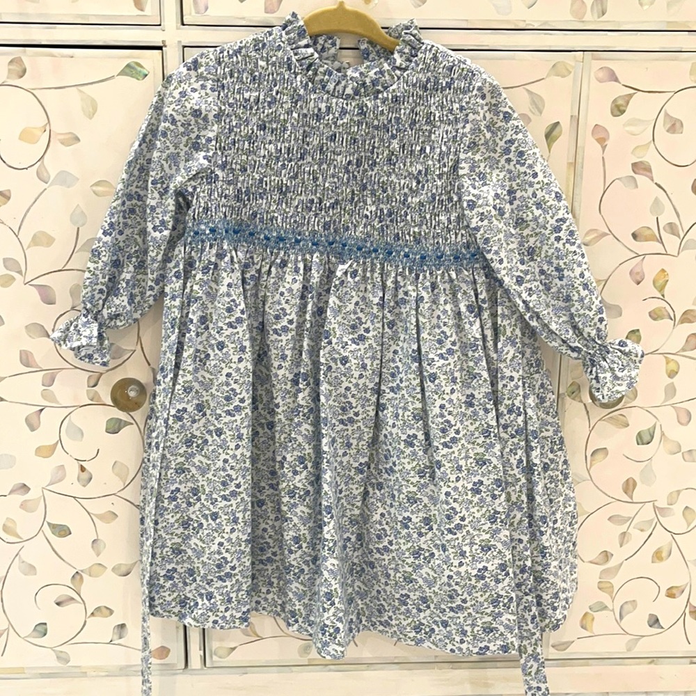 La coqueta baby girl dress with smocking